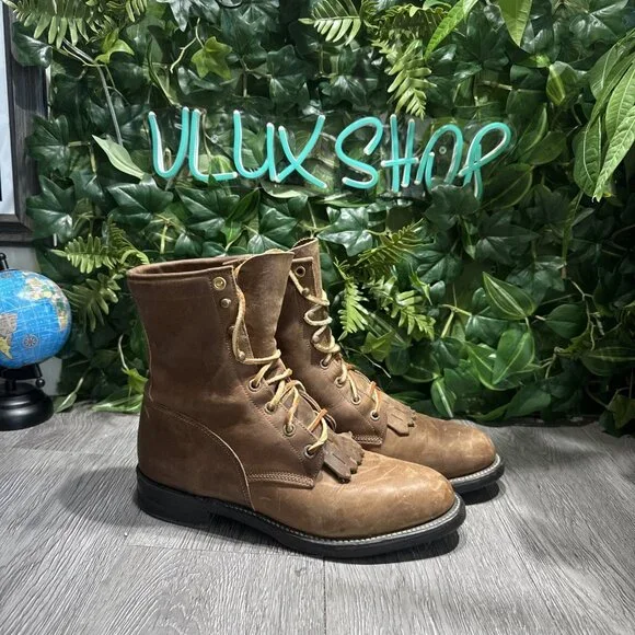 Justin Boots | Shoes | Vintage Justin Kiltie Tassle Brown  display picture 1